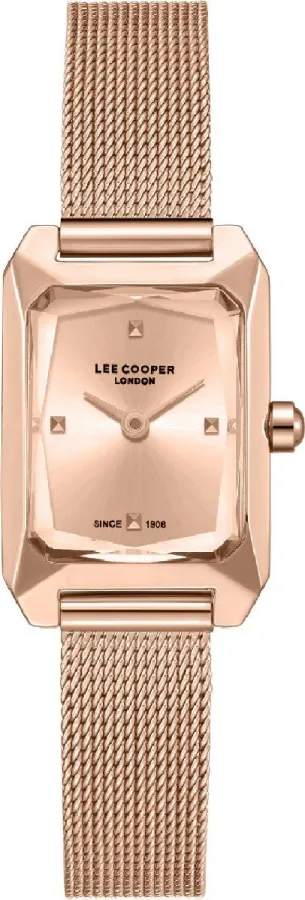 Lee Cooper LC08359.410 Spring 26 - zegarek damski na bransolecie Różowe złoto, Kwarcowy Vc10g1