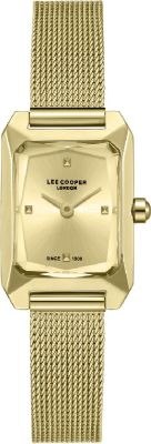 Lee Cooper LC08359.110 Spring 26 - zegarek damski na bransolecie Złoty, Kwarcowy Vc10g1